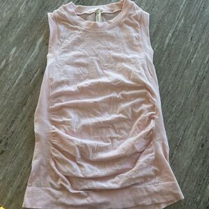 Athleta ruched wool blend Pink Top